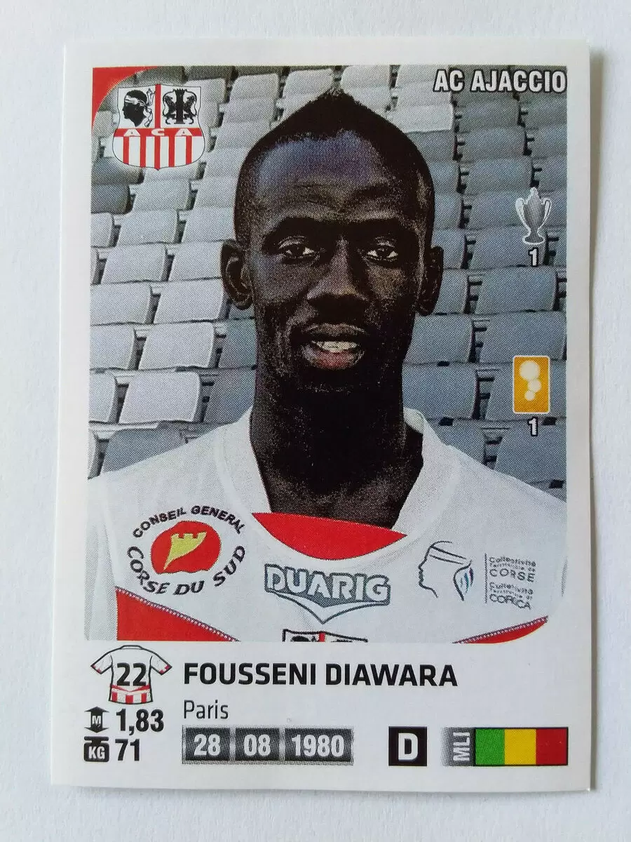 Foot 2012-13 (France) - Fousseni Diawara - AC Ajaccio
