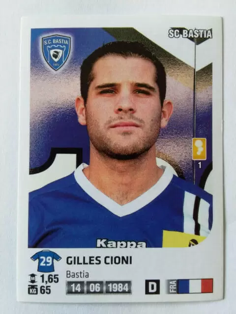 Foot 2012-13 - Gilles Cioni - SC Bastia