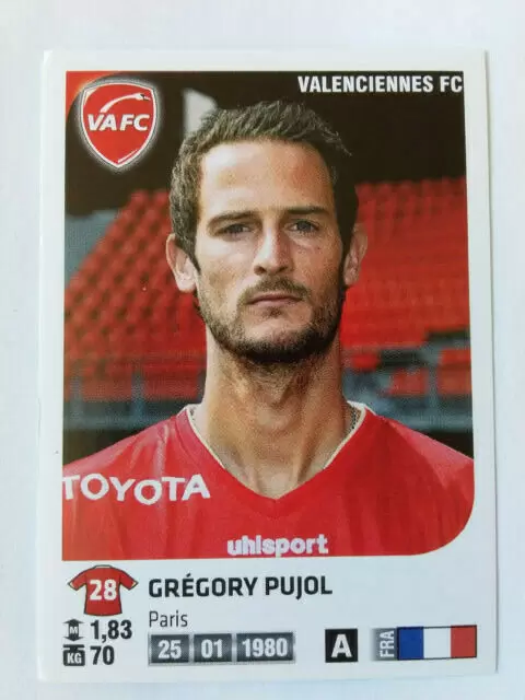 Foot 2012-13 - Gregory Pujol - Valenciennes FC