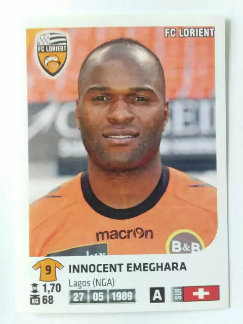 Foot 2012-13 - Innocent Emeghara - FC Lorient