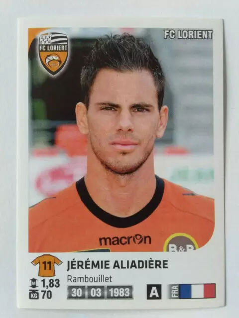 Foot 2012-13 (France) - Jeremie Aliadiere - FC Lorient