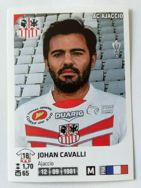 Foot 2012-13 - Johan Cavalli - AC Ajaccio