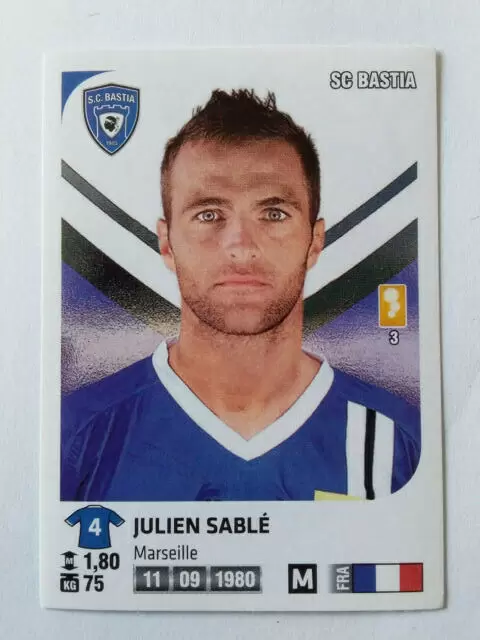 Foot 2012-13 (France) - Julien Sable - SC Bastia