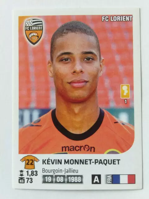 Foot 2012-13 (France) - Kevin Monnet-Paquet - FC Lorient