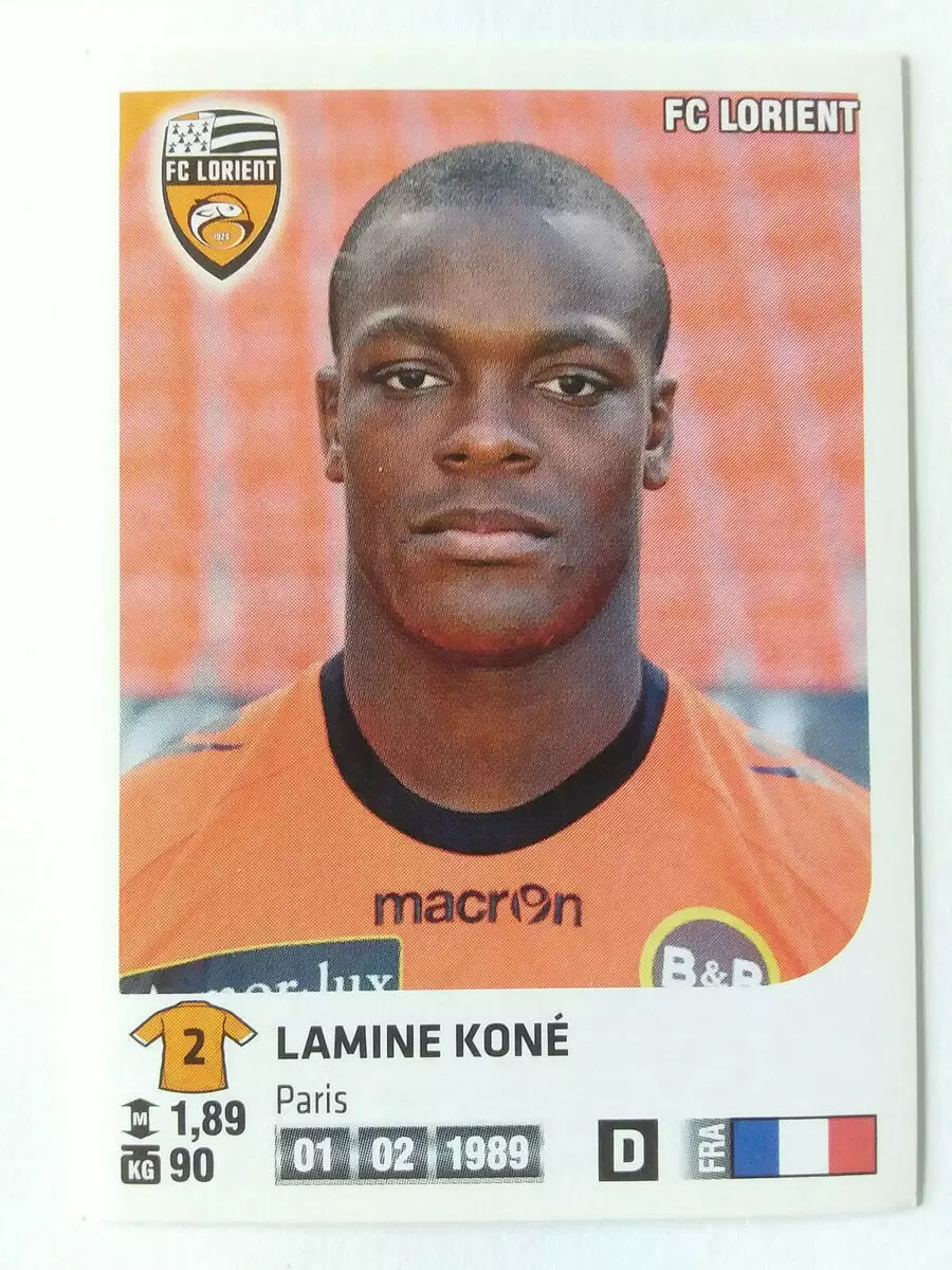 Foot 2012-13 (France) - Lamine Kone - FC Lorient