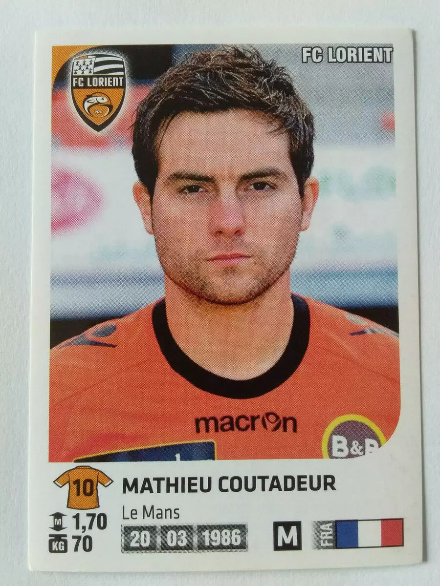 Foot 2012-13 - Mathieu Coutadeur - FC Lorient