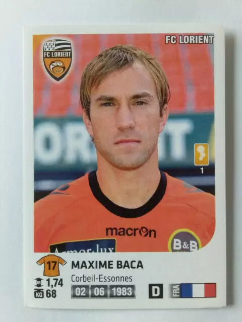 Foot 2012-13 (France) - Maxime Baca - FC Lorient