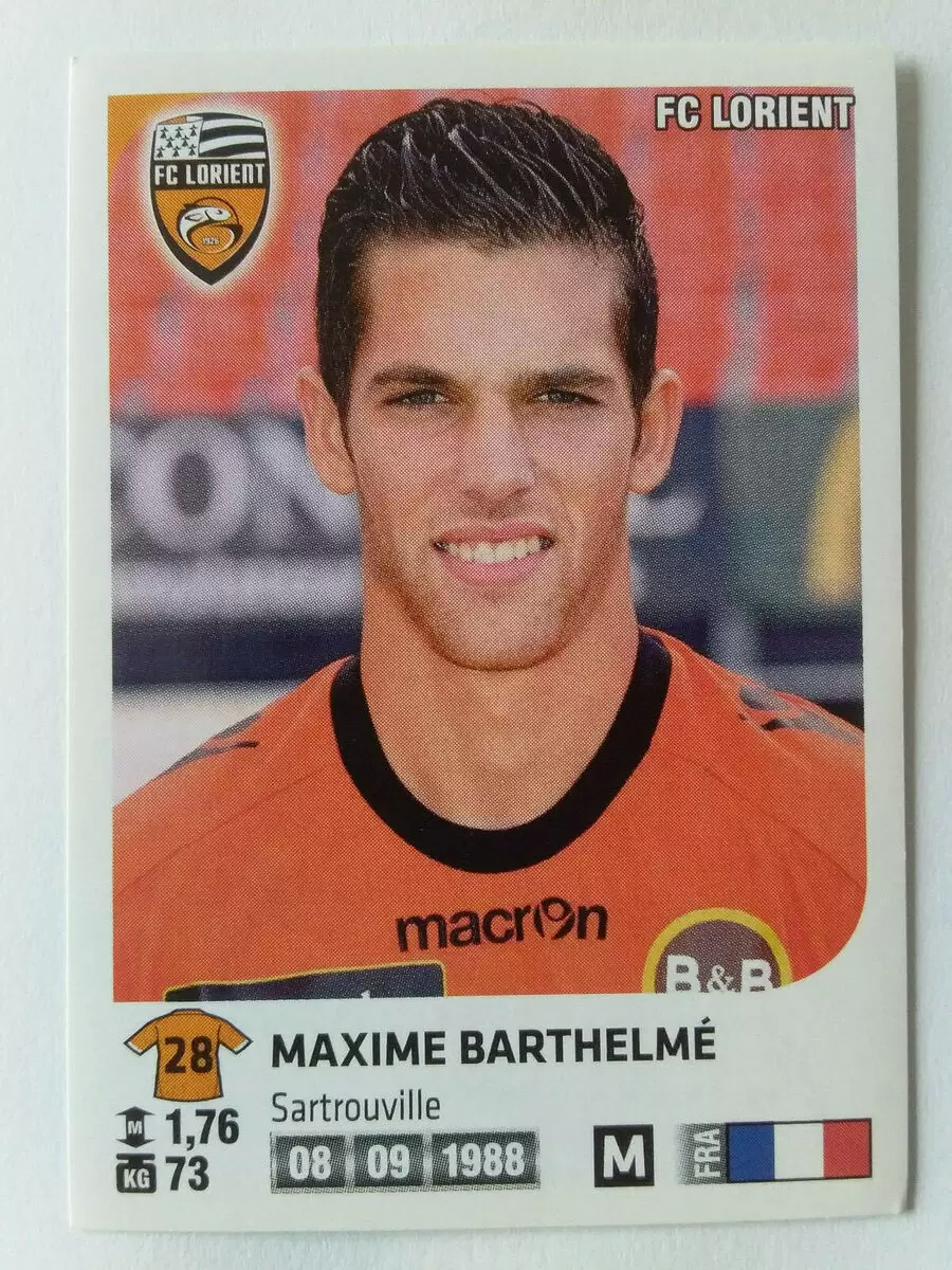 Foot 2012-13 (France) - Maxime Barthelme - FC Lorient