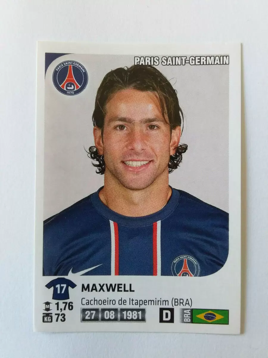 Foot 2012-13 - Maxwell - Paris Saint-Germain