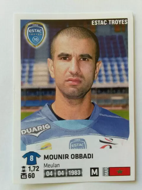 Foot 2012-13 - Mounir Obbadi - ESTAC Troyes