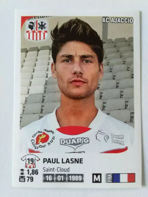 Foot 2012-13 - Paul Lasne - AC Ajaccio