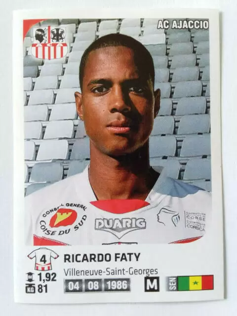 Foot 2012-13 - Ricardo Faty - AC Ajaccio