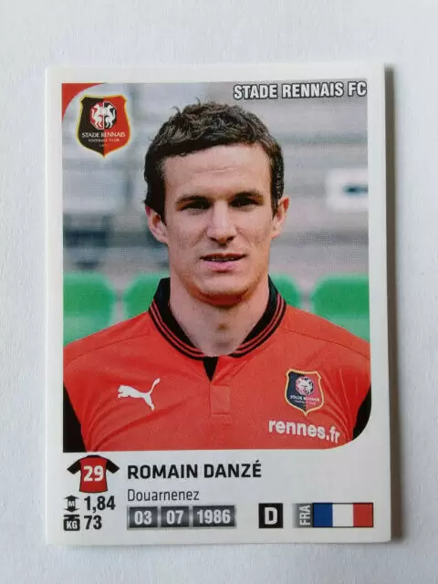 Foot 2012-13 - Romain Danze - Stade Rennais FC