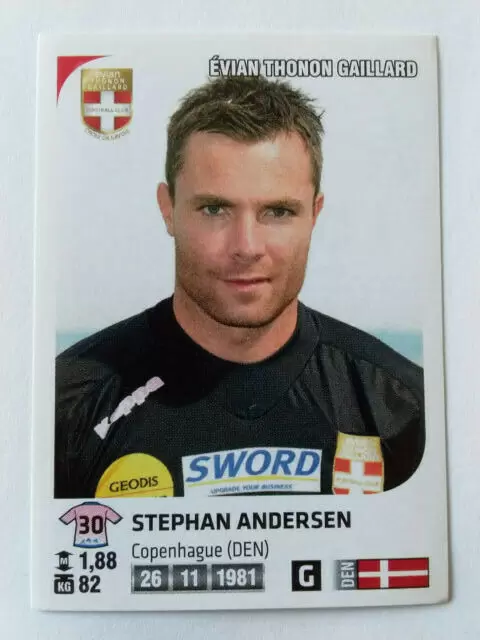 Foot 2012-13 - Stephan Andersen - Evian Thonon Gaillard