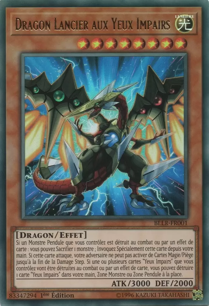 Batailles De Légende - Vengeance De La Lumière (BLLR) - Dragon Lancier aux Yeux Impairs