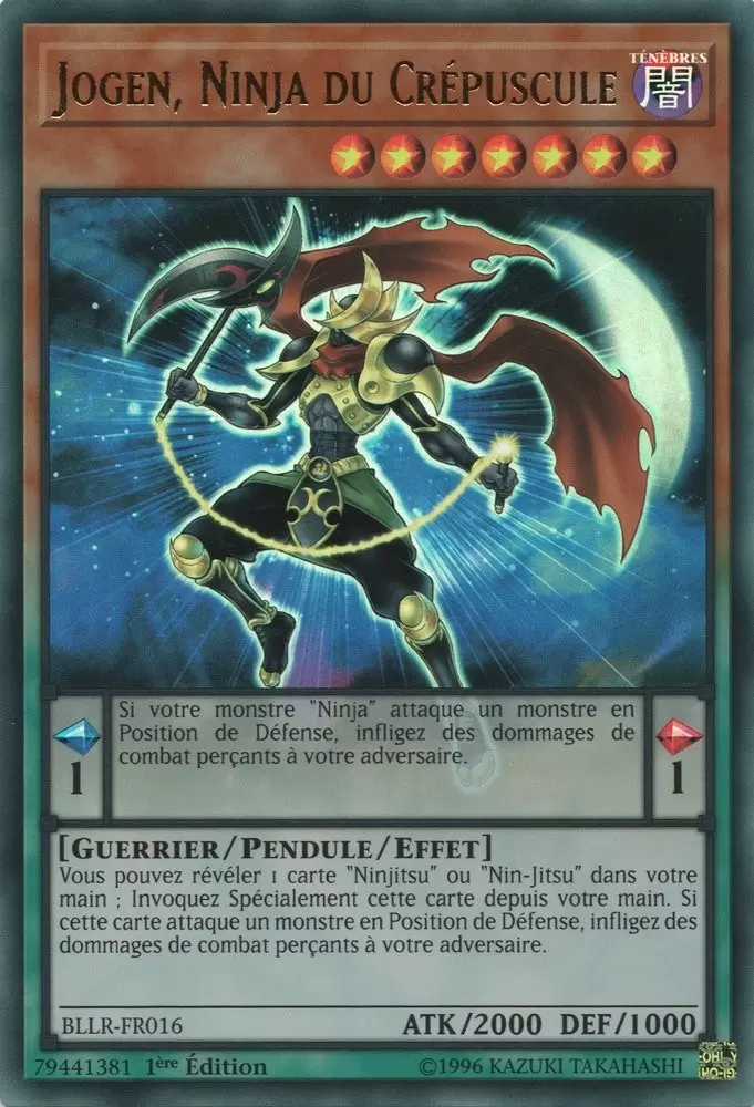 Batailles De Légende - Vengeance De La Lumière (BLLR) - Jogen, Ninja du Crépuscule
