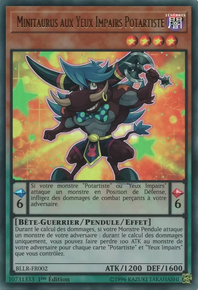 Batailles De Légende - Vengeance De La Lumière (BLLR) - Minitaurus aux Yeux Impairs Potartiste