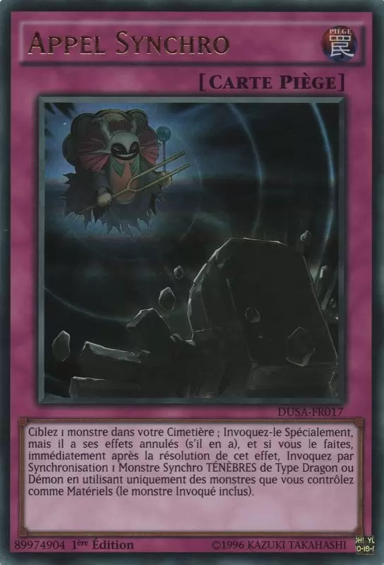 La Saga Des Duellistes DUSA - Appel Synchro