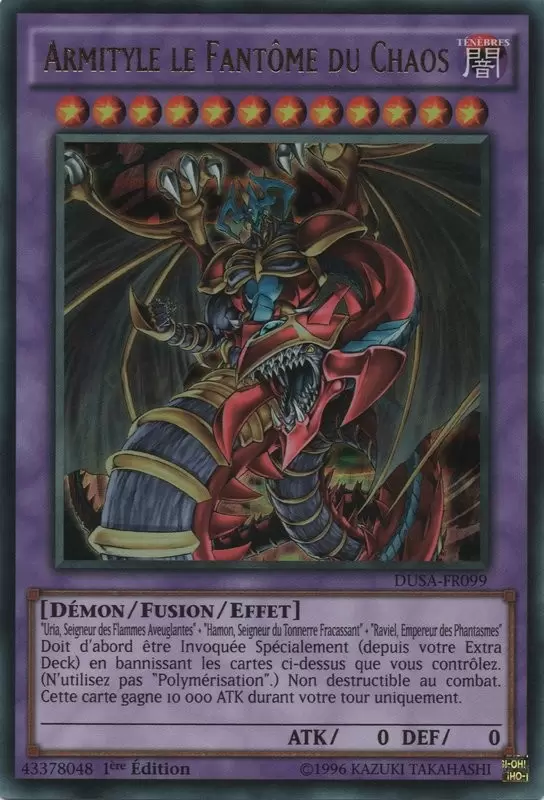 La Saga Des Duellistes DUSA - Armityle le Fantôme du Chaos