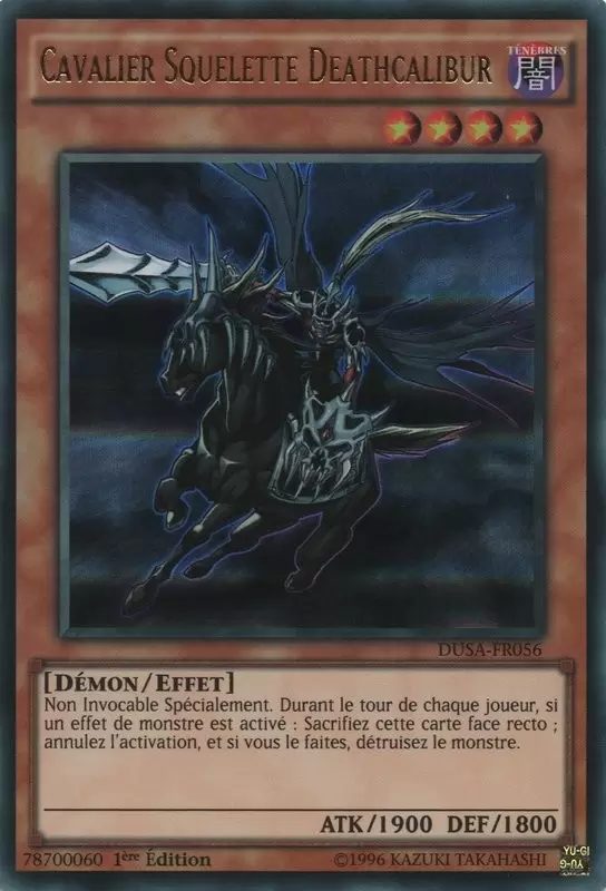 La Saga Des Duellistes DUSA - Cavalier Squelette Deathcalibur