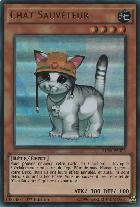 La Saga Des Duellistes DUSA - Chat Sauveteur