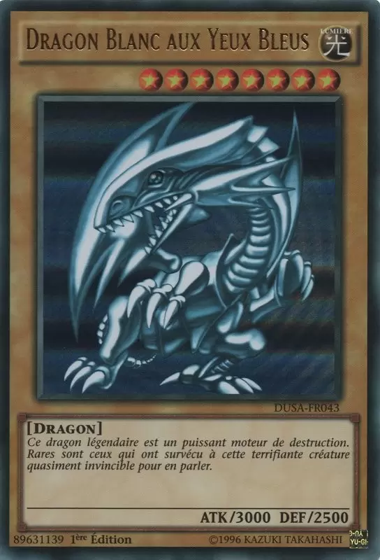 La Saga Des Duellistes DUSA - Dragon Blanc aux Yeux Bleus