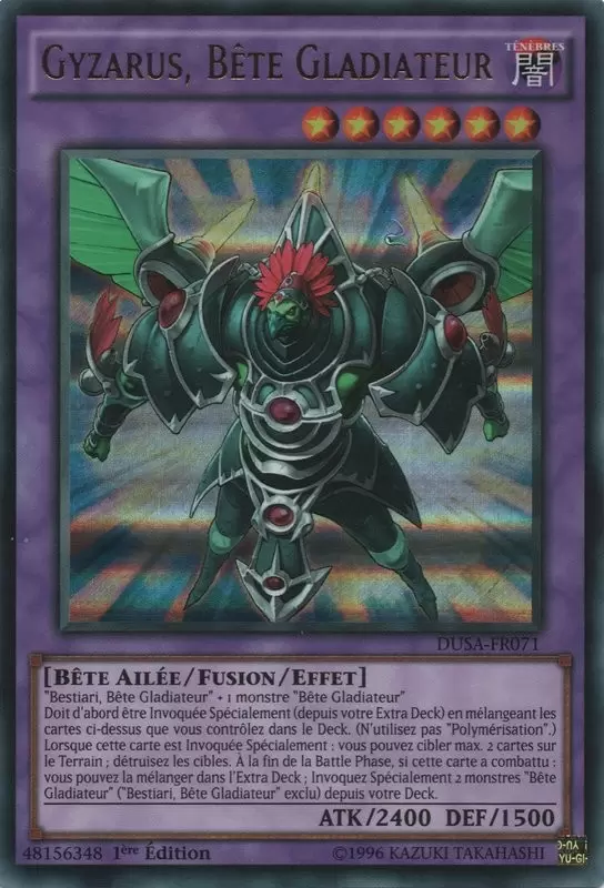La Saga Des Duellistes DUSA - Gyzarus, Bête Gladiateur