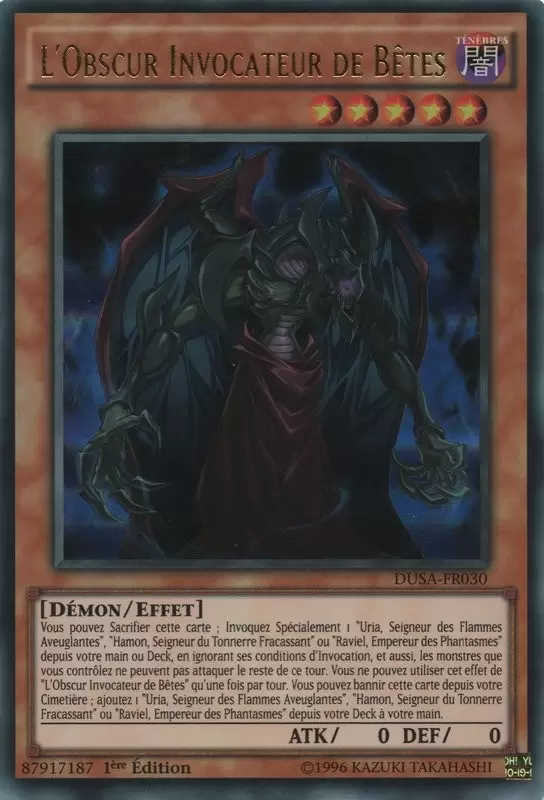 La Saga Des Duellistes DUSA - L\'Obscur Invocateur de Bêtes