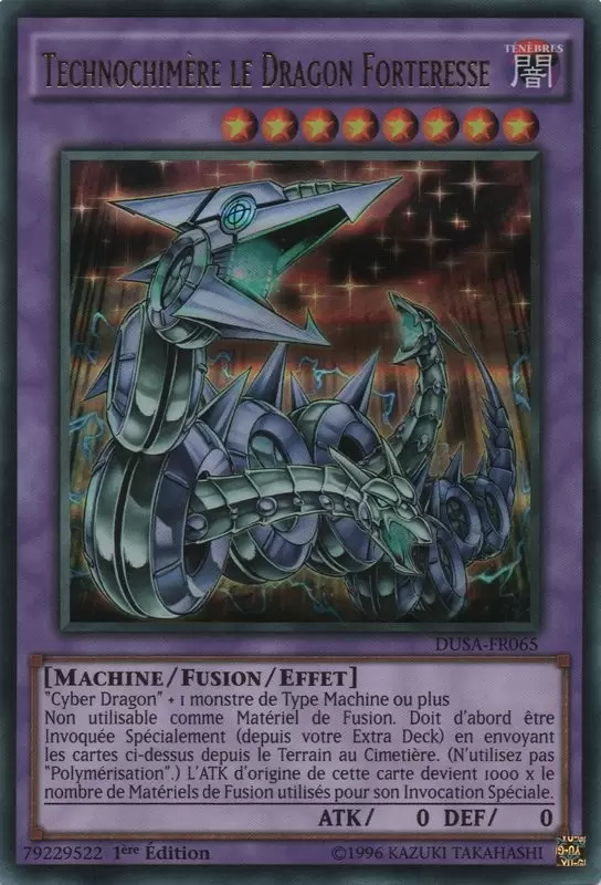 La Saga Des Duellistes DUSA - Technochimère le Dragon Forteresse