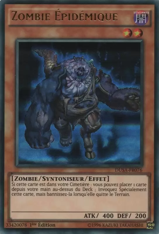 La Saga Des Duellistes DUSA - Zombie Épidémique