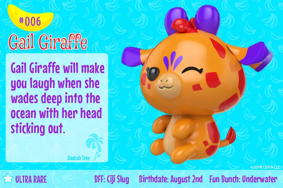 Bananas - Gail Giraffe