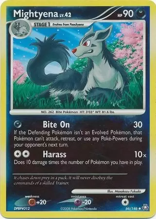 Legends Awakened - Mightyena reverse