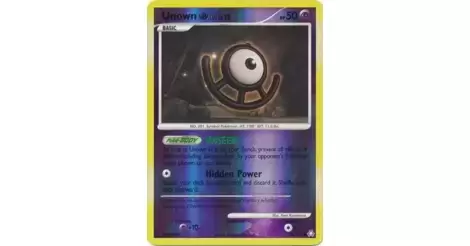 Unown (W) - Legends Awakened - Pokemon