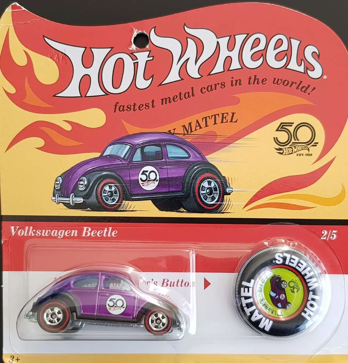 Mainline Hot Wheels - Volkswagen Beetle 50th