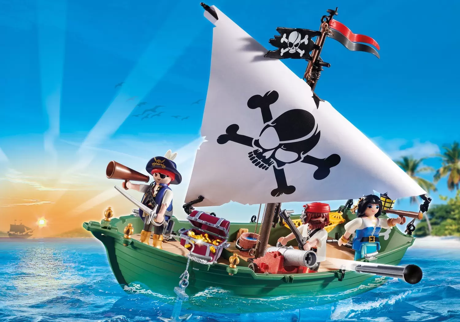 Playmobil Pirates - Bateau Pirate