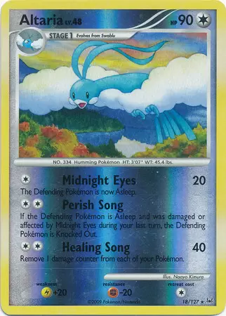 Platinium - Altaria Reverse