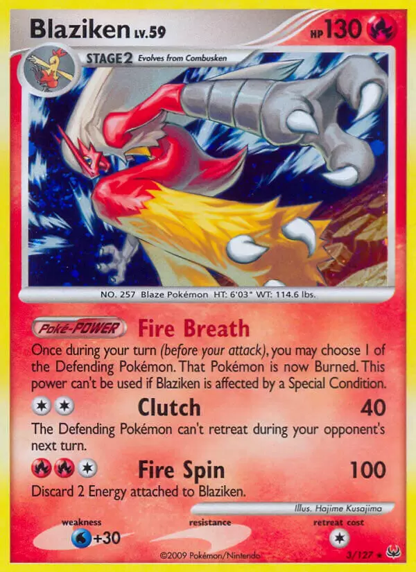 Platinium - Blaziken Holo