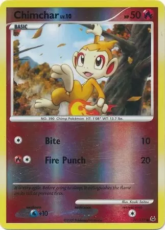Platinium - Chimchar Reverse