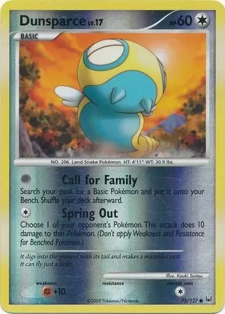 Platinium - Dunsparce Reverse