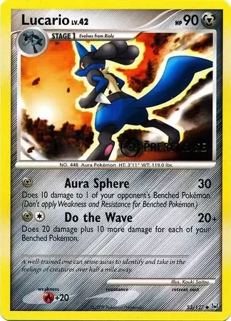 Platinium - Lucario Prerelease