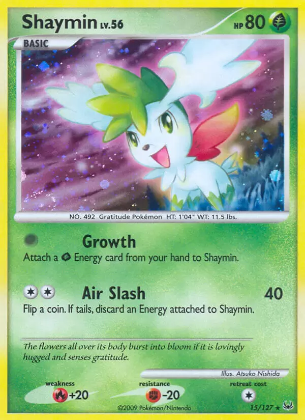 Shaymin - Shining Legends Reverse Holo - Pokemon