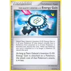 Team Galactic's Invention G-101 Energy Gain