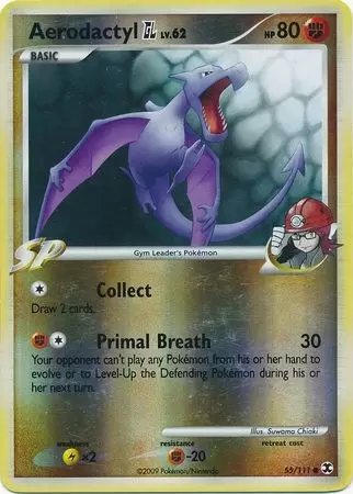 Platinum Rising Rivals - Aerodactyl Reverse