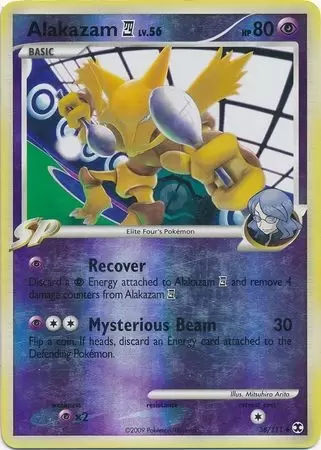 Platinum Rising Rivals - Alakazam Reverse