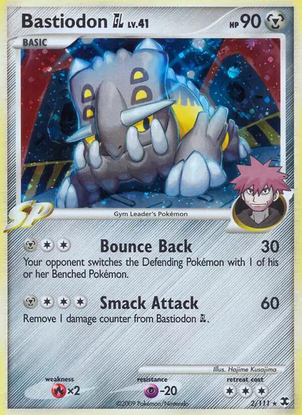 Platinum Rising Rivals - Bastiodon Holo