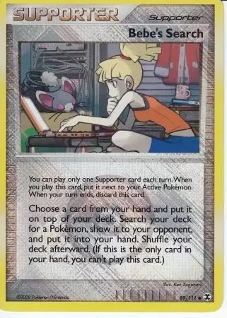 Platinum Rising Rivals - Bebe\'s Search Reverse Pokemon League