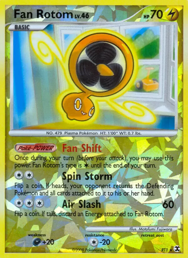 Platinum Rising Rivals - Fan Rotom Reverse