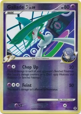 Platinum Rising Rivals - Gallade Reverse