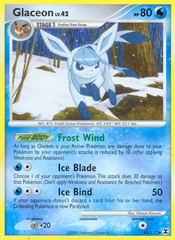Platinum Rising Rivals - Glaceon
