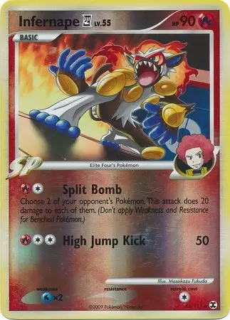 Platinum Rising Rivals - Infernape Reverse